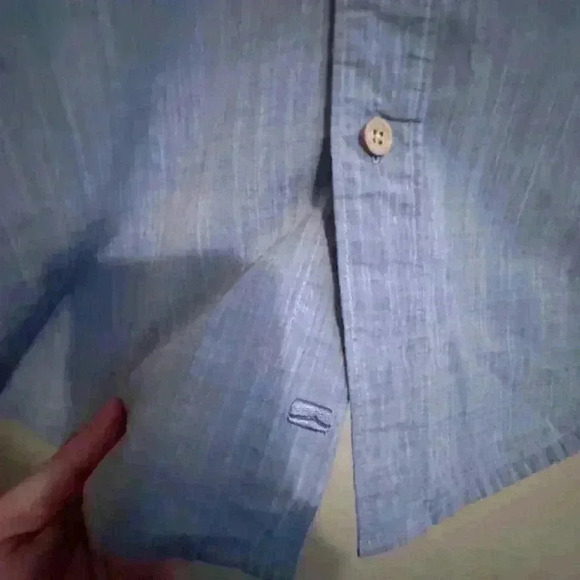 Cova Men's Blue Button Down Shirt size L - Picture 2 of 5